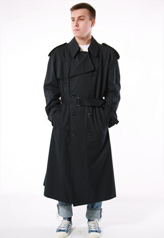 90S VINTAGE VTG RARE LIGHTWEIGHT TRENCH COAT 13862