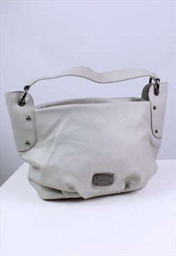  jimmy choo vintage bag shoulder white cream leather 