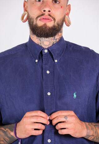 VINTAGE 80 POLO RALPH LAUREN SHIRT / S7282