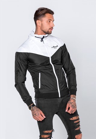 54 FLORAL CORE STROM WINDBREAKER - BLACK/WHITE