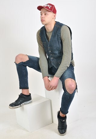 VINTAGE 90'S DENIM VEST