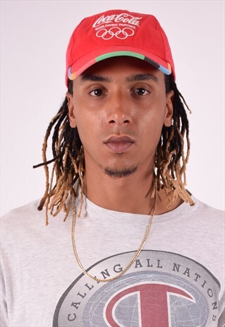 MENS VINTAGE COCA COLA CAP ONE SIZE RED 90S