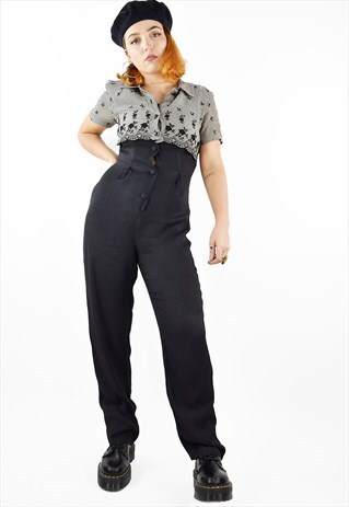SUPER FLATTERING 1980S VINTAGE TWO IN ONE FESTIVAL JUMPSUIT