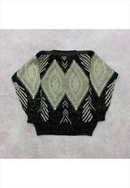 Vintage Knitted Jumper Women's L