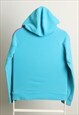 VINTAGE ADIDAS LOGO HOODIE BLUE