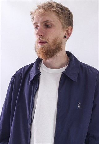 VINTAGE MENS YSL YVES SAINT LAURENT HARRINGTON JACKET