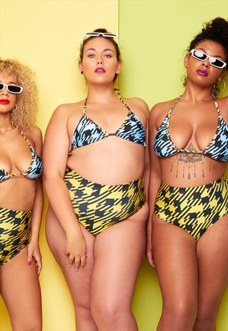 CHECK PRINT BIKINI