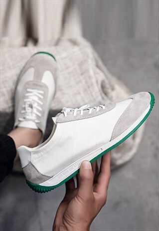 CLASSIC SNEAKERS SUEDE FINISH SPORT SHOES RETRO TRAINERS