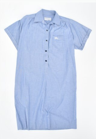 VINTAGE 90'S BURBERRY DRESS SHIRT BLUE