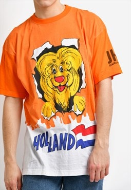 Vintage Holland t-shirt graphic Lion oversized boxy 90s tee