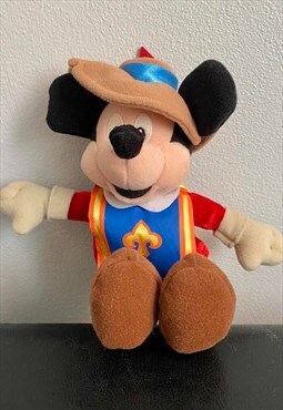 Mickey Mouse musketeer Mickey 9 inch promo plush toy 