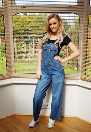 VINTAGE DENIM DUNGAREES
