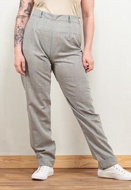 Vintage 80's Grey Wool Pants