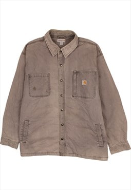 Vintage 90's Carhartt Workwear Jacket Heavyweight Shirt