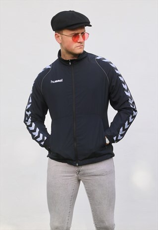 HUMMEL VINTAGE 90S SPORTING TRACK TOP