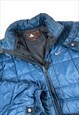 Nike Vintage Y2K Blue puffer jacket Zip pockets  