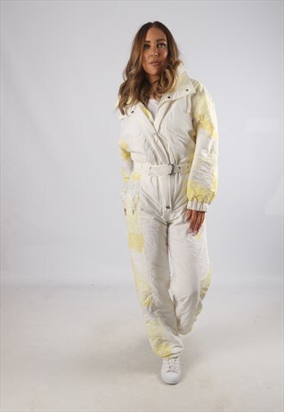 VINTAGE FULL SKI SUIT SNOW SPORTS UK 8 XS (J9BM)