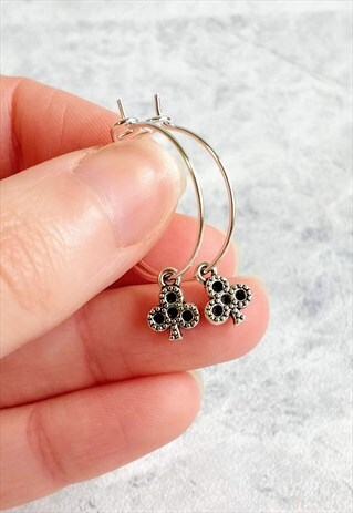 TINY CLUB HOOP EARRINGS