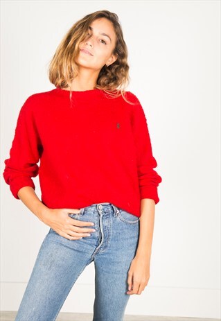 VINTAGE 80S POLO RALPH LAUREN JUMPER / R4114C600