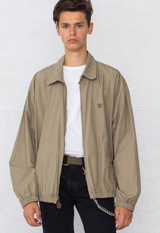 VINTAGE BEIGE TIMBERLAND HARRINGTON JACKET