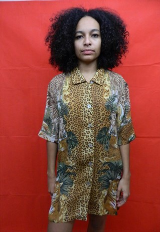 SAFARI SHEER BLOUSE SHIRT