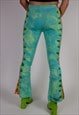 HAND PAINTED FLARED FESTIVAL LEGGINGS SUMMER RAVE 