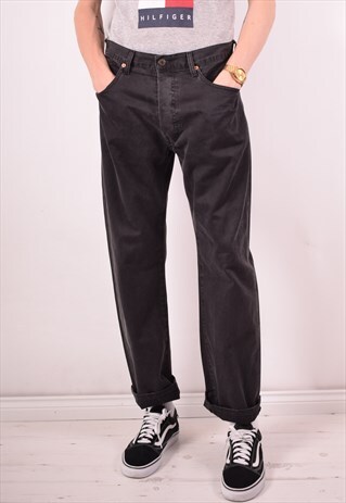 LEVI'S 551 MENS VINTAGE JEANS W34 L30 BROWN 90S