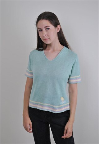 WINNIE THE POOH T-SHIRT, DISNEY KNITTED TEE