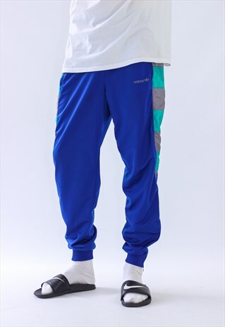 VINTAGE MENS ADIDAS ORIGINALS JOGGER TEAM SUIT PANTS