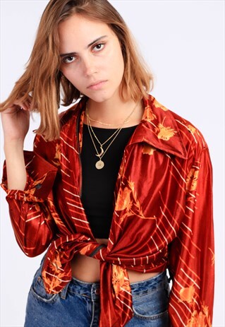 VINTAGE HAWAIIAN ABSTRACT PRINT FESTIVAL SHIRT