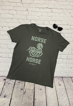 Grey God Of War Norse Gaming Tshirt Size XL