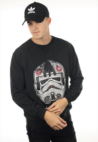 VINTAGE ADIDAS ORIGINALS STAR WARS SWEATSHIRT JUMPER