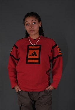 Adidas Jumper in Red.