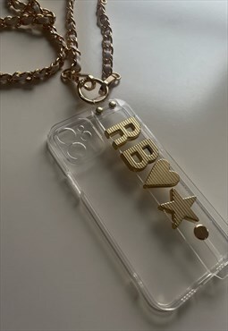 Personalised chain phone case