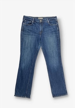 Vintage levi's 505 straight leg jeans dark blue w38 BV20619