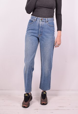 BEST COMPANY WOMENS VINTAGE JEANS W30 L28 BLUE 90S