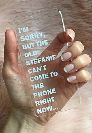 'I'M SORRY' MONOGRAM PHONE CASE