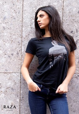 Designer T-Shirt - Untie My Soul - Deep Black Colour