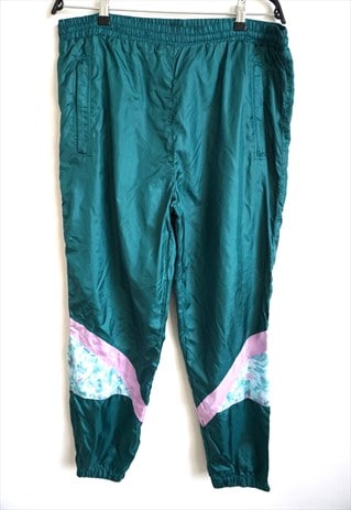 Vintage Green 90s Sweatpants Trousers Pants Trainers