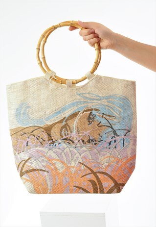 VINTAGE 90'S BAG IN ABSTRACT PRINT