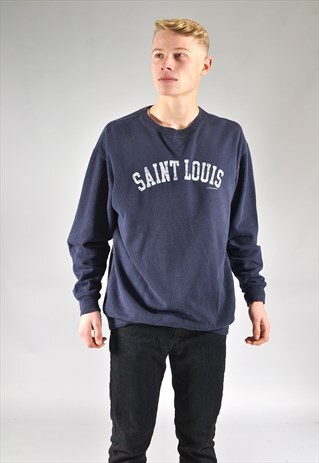 VINTAGE NAVY BLUE SAINT LOUIS SWEATSHIRT
