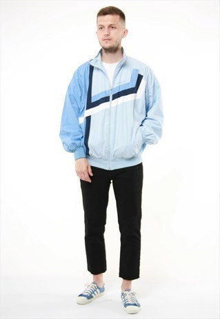 90S VINTAGE RARE ADIDAS SPORT COTTON JACKET 14103