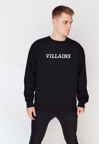 BLACK VILLAINS SWEATSHIRT