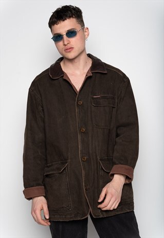 DARK BROWN MARLBORO CLASSICS JACKET XL