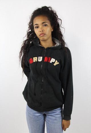 VINTAGE DISNEY GRUMPY ZIP-UP HOODIE