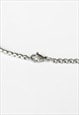 CHAIN NECKLACE FOR MEN SILVER TONE LINK CHAIN GIFT FOR HIM