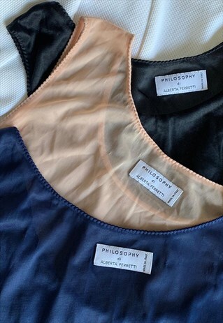 VINTAGE ALBERTA FERRETTI DIFFERENT COLOURS TOPS IN 3 PACK