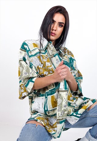 VINTAGE PATTERNED SHIRT S1034