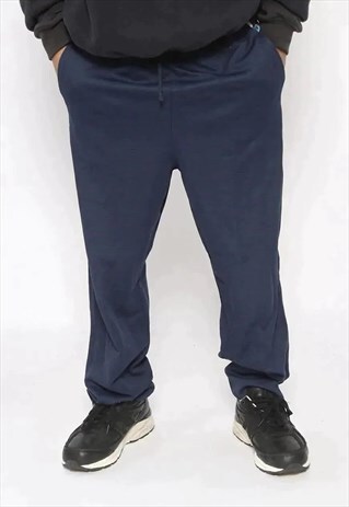 VINTAGE DIADORA LOGO BOTTOMS TRACK BLUE