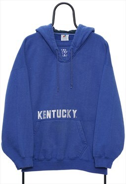 Vintage Kentucky Wildcats NCAA Spellout Sports Hoodie